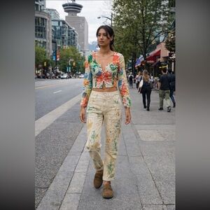 ANTHROPOLOGIE NWT Pilcro The Wanderer Relaxed Jeans Size 25.